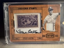Steve Carlton Dual Relic Autograph