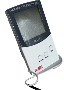 Indoor/Outdoor Thermometer TA318 Model With Stand Converts To Wall Mounted VGC