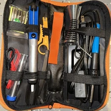 ANBES Soldering Iron Kit Electronics 60W Adjustable Temperature Welding Tool 5pc