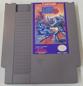 Mega Man 3 (Nintendo NES, 2000) Aut&eacute;ntico LIMPIO Y PROBADO 
