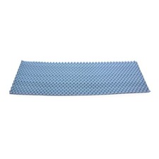 McKesson Mattress Overlay 72 L X 20 W X 2 H Inch Blue For Use with Bed