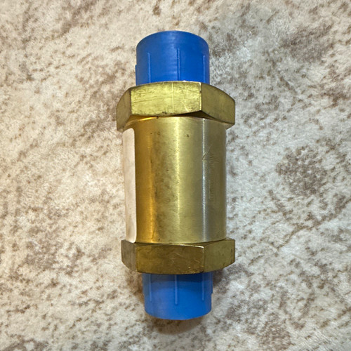 Brass Inline Spring Check Valve, Spring-Type Brass Body Check Valve