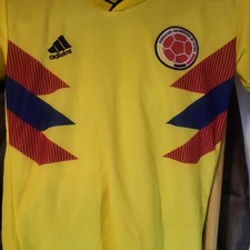 Adidas Colombia 2018 2019 Home Football Shirt Soccer Jersey Size kid 16