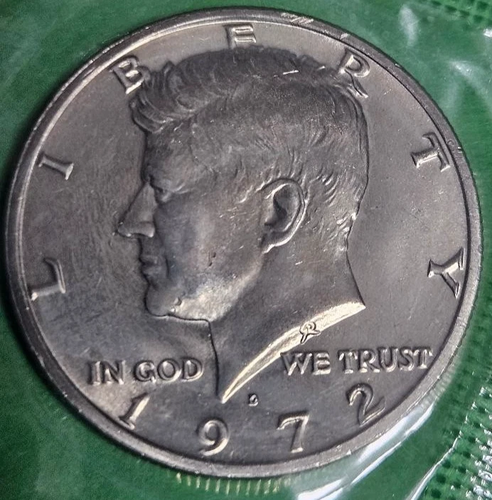 1972 PDS Uncirculated US Mint Set 11 Coins Original Government Packaging - Image 4 of 4