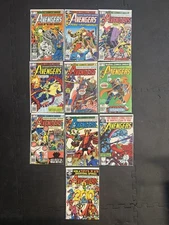 Marvel Comics Avengers Lot #191-200 Bronze Age 196 Taskmaster! George Perez