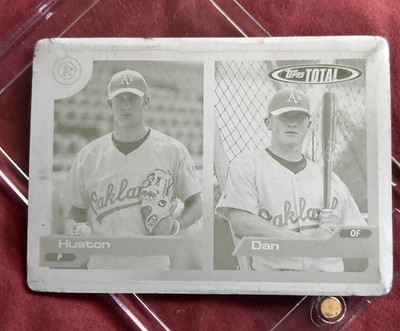 1 of 1 - 2005 Topps TOTAL #716 Huston Street/ Dan Putnam Printpress Plate SSP