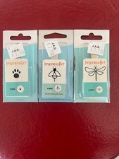 ImpressArt Metal Stamping Set Textures 6mm paw bee dragonfly