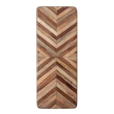 Bloomingville Elny Schneidebrett Mangoholz Servierbrett Holz Brett Kueche 37x15c - Bild 1 von 4