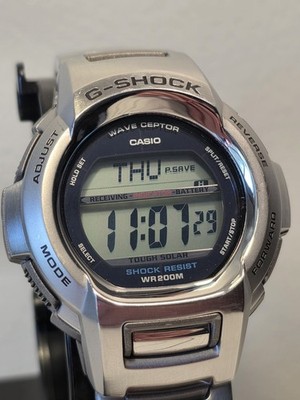 Casio G-SHOCK Wave Ceptor GW-6000DA Tough Solar Stainless Steel Men's Watch 200m