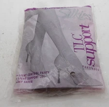 Silkies 020202 TLC Total Leg Control Pantyhose Beige Size Medium New a3