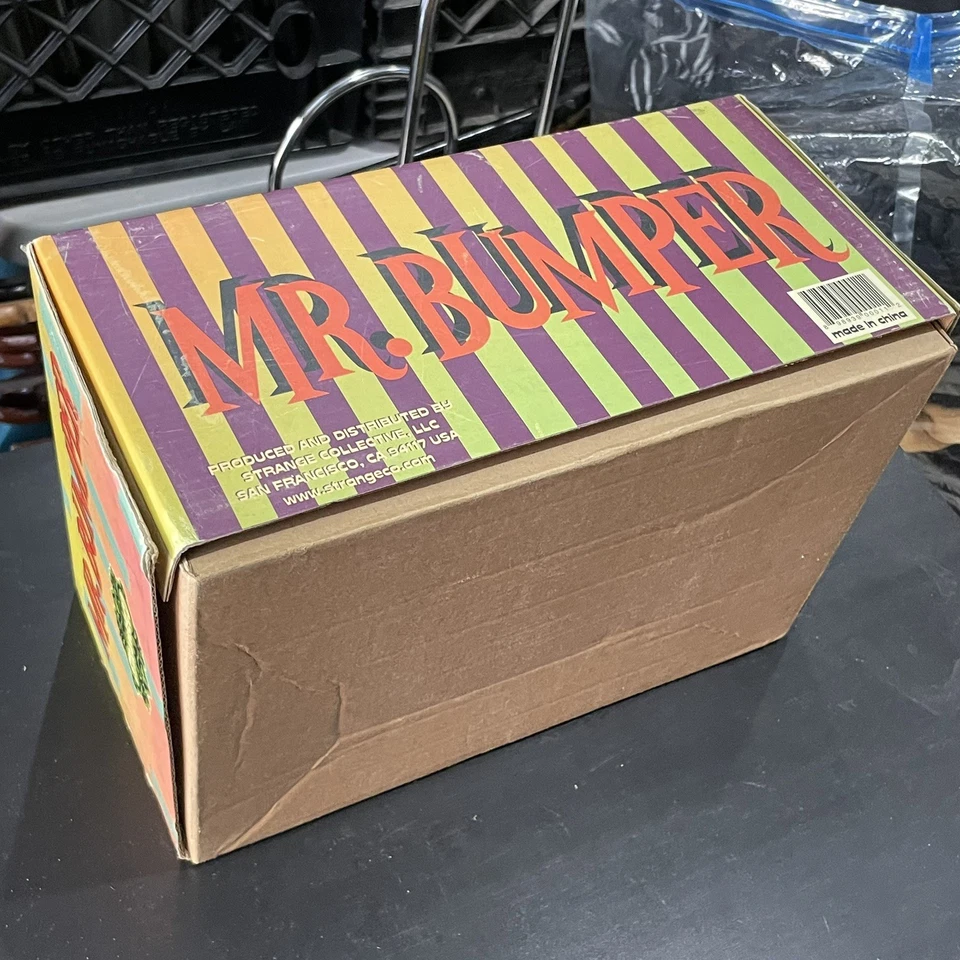 Jim Woodring MR BUMPER StrangeCo URBANO Diseñador VINILO Juguete VERDE Colorway Sofubi Foto 4 de 4