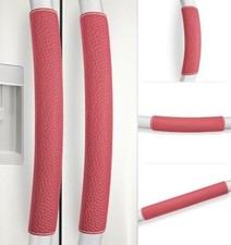Refrigerator Door Handle Covers PCS, Adjustable Appliance Handle 5 Blush Red