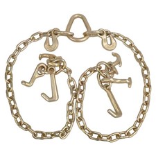 G70 V-chain Bridle 3 Legs Tow Chain Wrtj Cluster Grab Hooks 4700 Wll