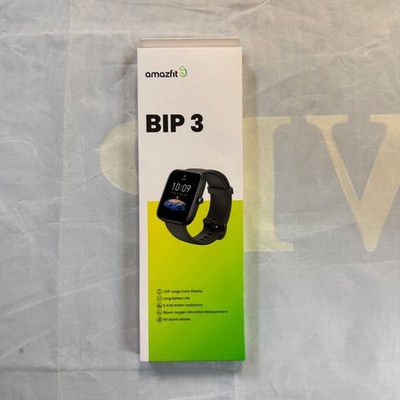 Amazfit Bip 3 Smartwatch, Black