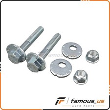 2pc Rear Suspension Arm Alignment Bolt Camber...