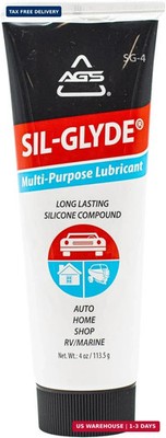 AGS Automotive Solutions SIL-Glyde 4oz Tube: Exceptional Multipurpose Lubricant