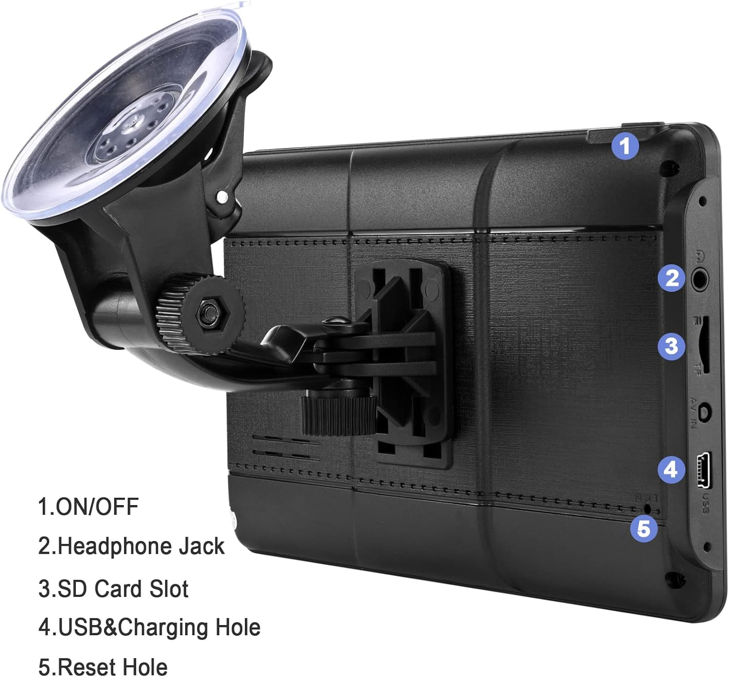 GPS Navigator for Car, Truck GPS Commercial Drivers 2025, Trucker GPS of Semi Tu