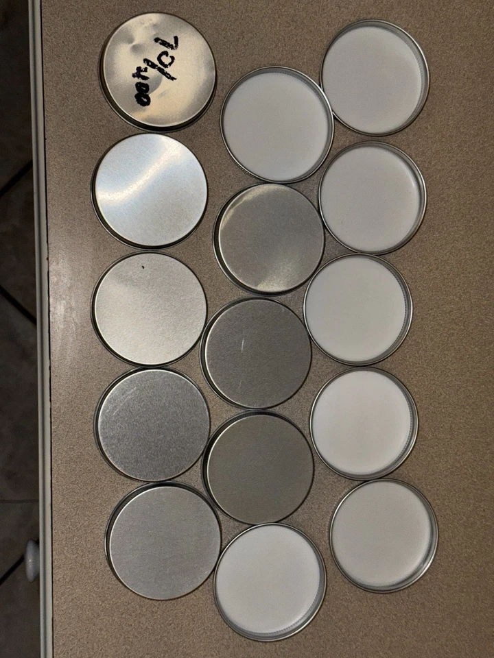 METAL LIDS (70-400) for 9 oz Straight-Sided Glass Jars (12-24-48-96 count) - Image 2 of 3