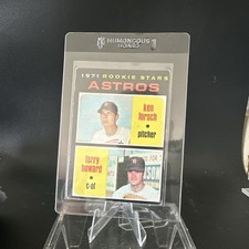 Topps 1971 Rookie Stars #102 Ken Forsch Larry Howard Houston Astros Rookie Card. rookie card picture