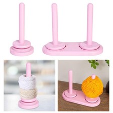 Porta Gomitolo Filato Supporto Rotante Legno Stand Dispenser Avvolgimento
