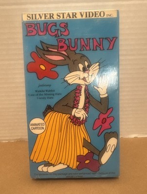 SEALED Rare Bugs Bunny Waikiki Wabbit Silver Star Video VHS Video 1989 Vintage
