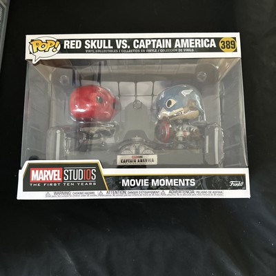 Funko Pop! Moments: Marvel - Red Skull Vs. Captain America #389 New & Original