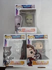 Marvel Funko Pops! Star-Lord 198, Rocket 201, Groot 202 Unopened