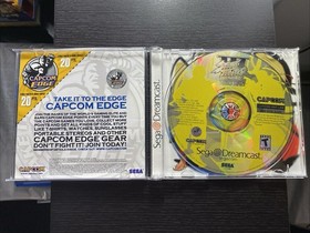 Street Fighter III Double Impact Sega Dreamcast 2000 MINT CIB with Reg TESTED!