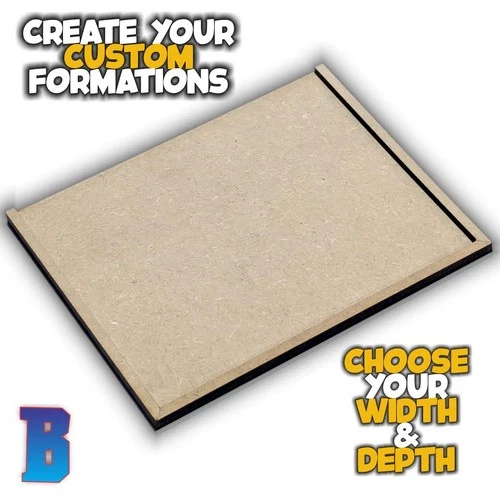 MDF Movement Tray for 25mm Based models 3mm Thick Base for Wargaming Miniatures
