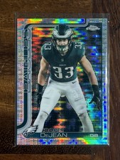2025 Topps Chrome - Cooper Dejean #252 Pulsar Refractor PHILADELPHIA EAGLES