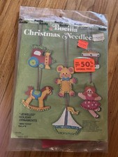 NEW SEALED BUCILLA 3392 JEWELED HOLIDAY ORNAMENTS MINI TOYS NEEDLECRAFT KIT