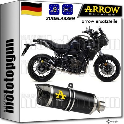ARROW AUSPUFF ZUGELASSEN THUNDER ALUMINIUM SCHWARZ C YAMAHA TRACER 700 2016 16