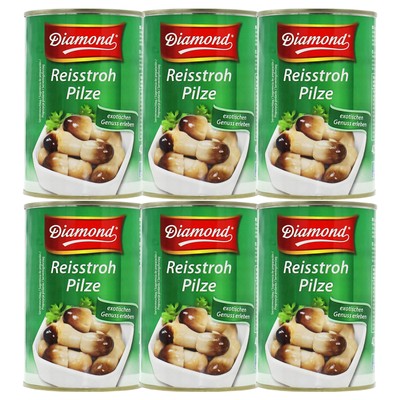 Diamond Reisstroh Pilze Nam Rom Straw Mushrooms 6x425g/ATG200g