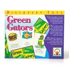Green Gators Game Fun Early Learning Language Card Game  Discovery Toys