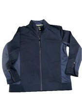 mens large Navy Full Zip Active Jacket