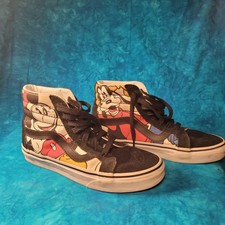 RARE Vans Disney High Top Sk8 Hi Top Mickey Mouse Skate Shoes M sz 4/W sz 5.5