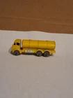 MATCHBOX LESNEY #11A ERF PETROL GASOLINE TANKER, YELLOW, SILVER TANK TRIM, LOT A