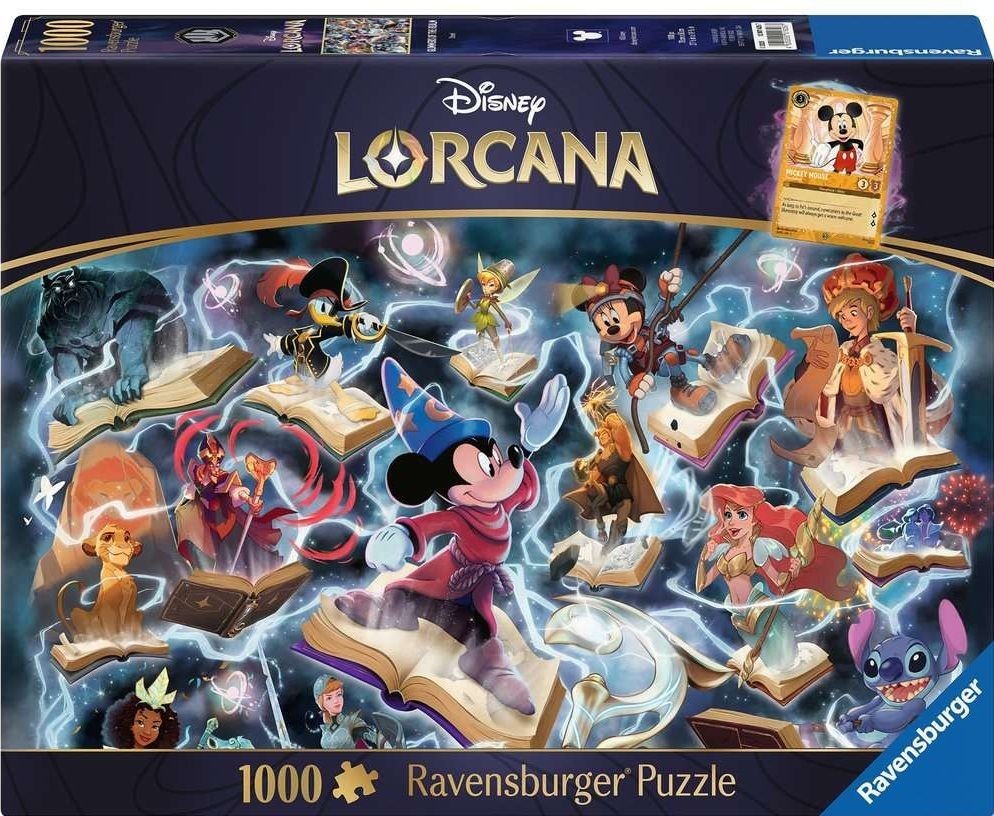 NEW RAVENSBURGER LORCANA Disney 1000 Pieces Jigsaw Puzzle Glimmers