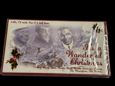 It's a Wonderful Christmas (CD, 4 Cd's, 72 tracks) NEW Big Crosby Dean Martin 