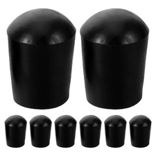 8 Pcs Instrument Accessories Black Cello Endpin Stopper Anti-slip Pad
