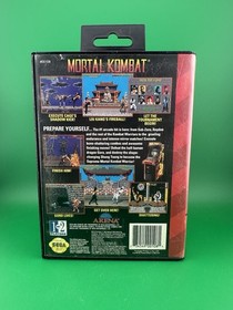 Mortal Kombat - Sega Genesis *Complete with Manual* Preowned Free Shipping