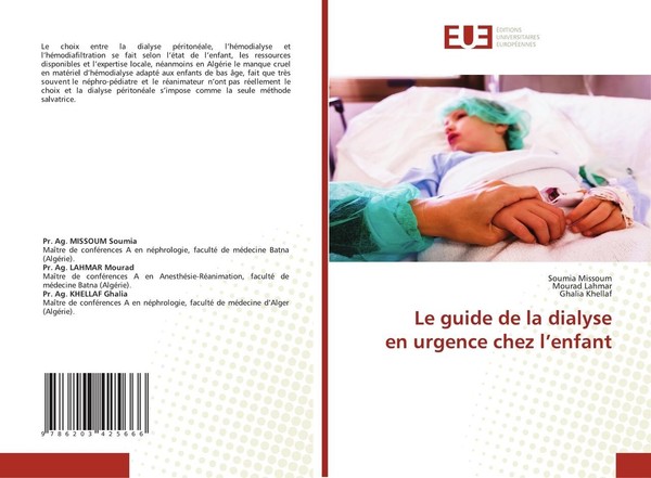 Le Guide De La Dialyse En Urgence Chez L'enfant Mourad Lahmar-image