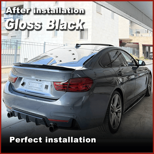 Alerón trasero negro brillante labio trasero alerón labio para BMW F32 Coupe 420i 430i 440i - Imagen 3 de 10