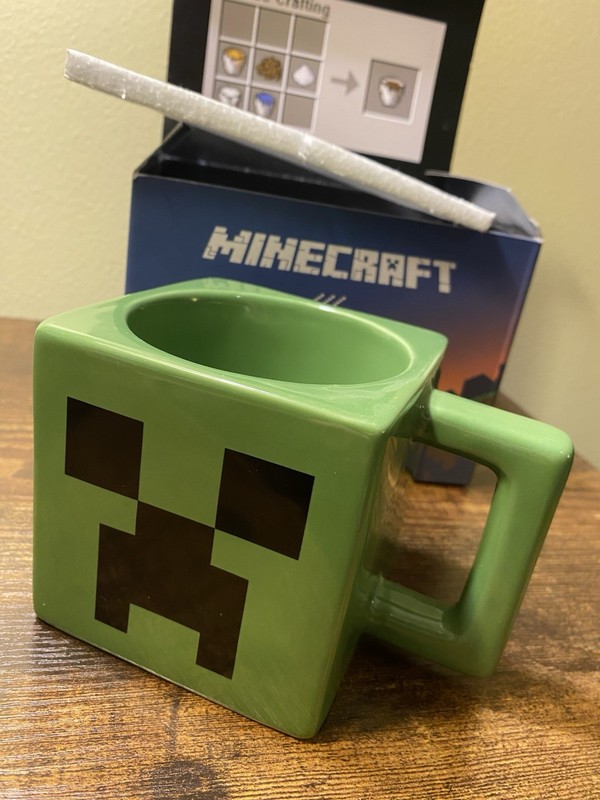 Minecraft CREEPER Mug Cup Tea Coffee Mojang Jinx Microwave Dishwasher Safe! Fun!