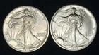 Lot Of 2 1989 American Silver Eagles .999 Fine Coins 2 Oz Total, No Reserve #10