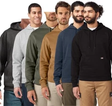 Dickies Mens Midweight Fleece Hoodie Pullover - TW292 - New