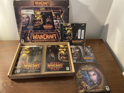 WarCraft III Battle Chest, Vanilla WoW x2, Burning Crusade x2, and Wrath