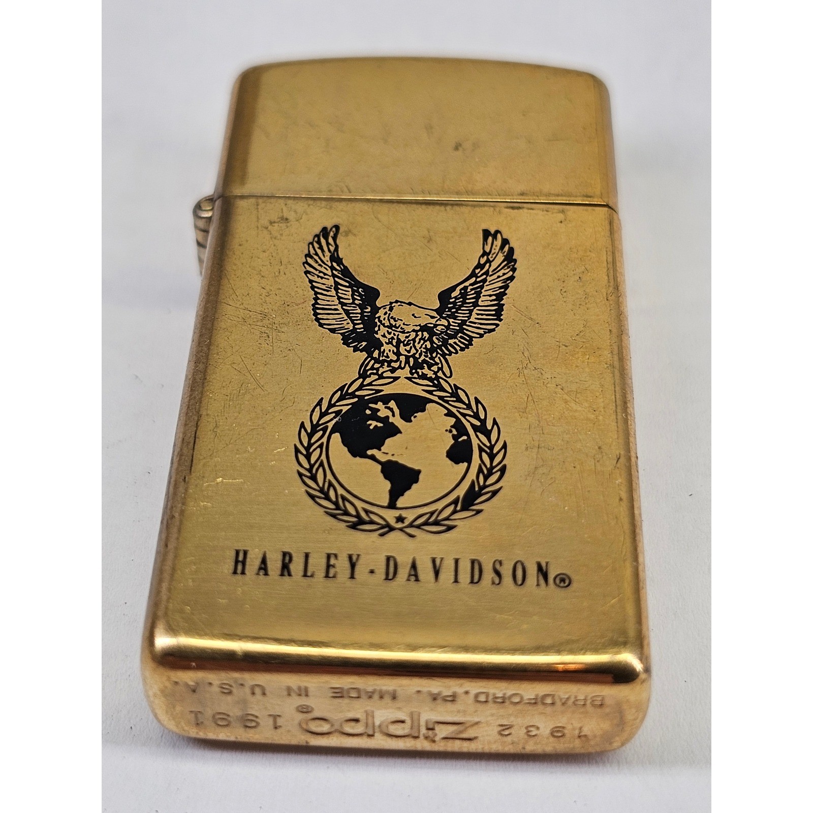 Slimm Gold Good 1932 1991 Anniversary Brass Eagle