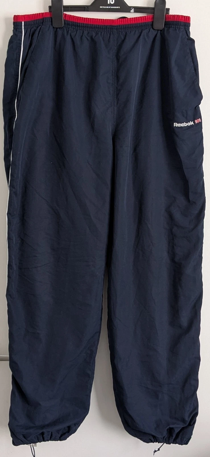 L 36" W 30" L Vintage Reebok Classics Baggy Fit Tracksuit Bottoms