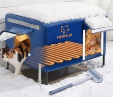 Outdoor Heated Cat House for Outside Cats Winter, 25'' Exceptional Thermal WARM 
